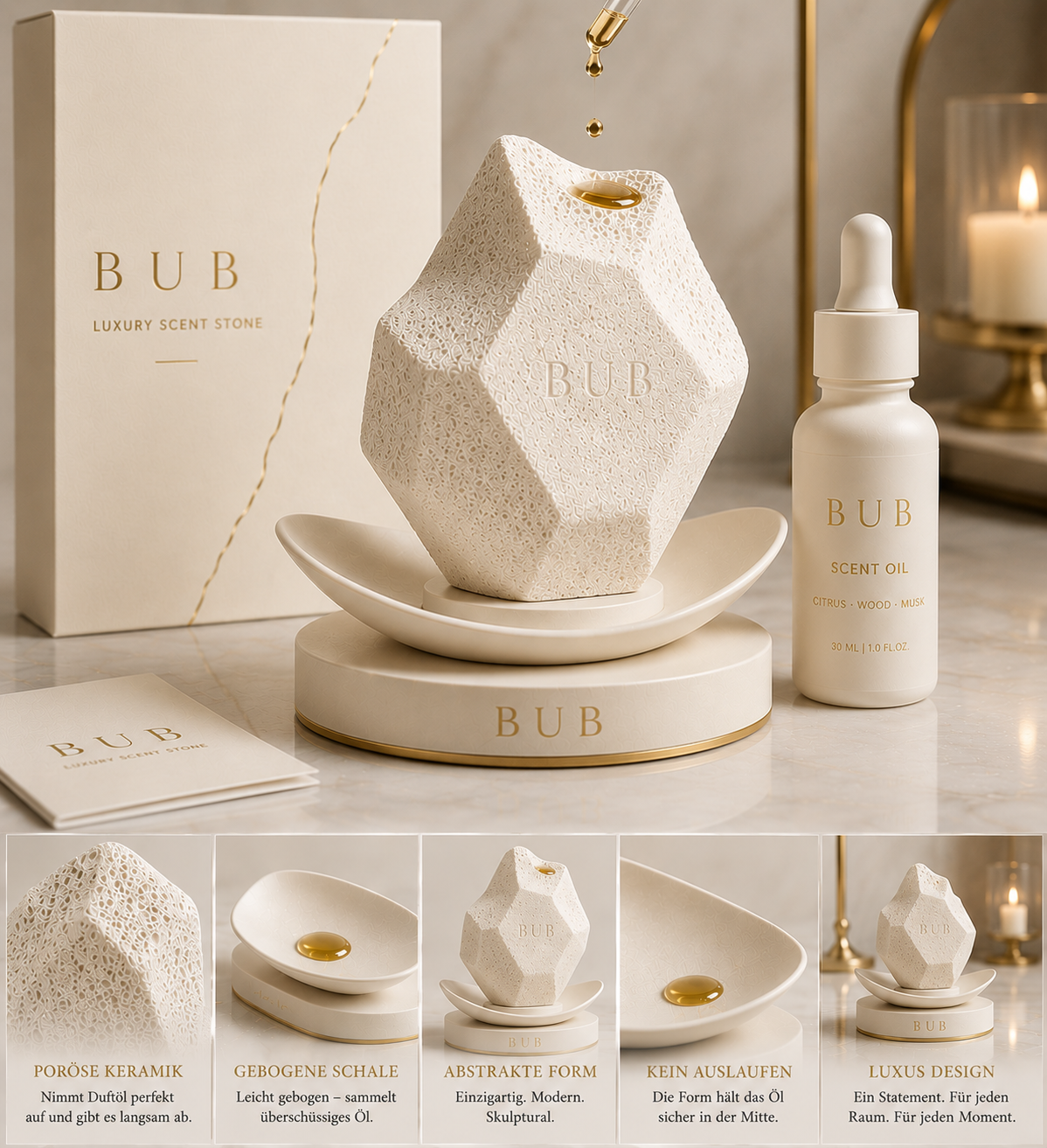 BUB Scentstone Ivory