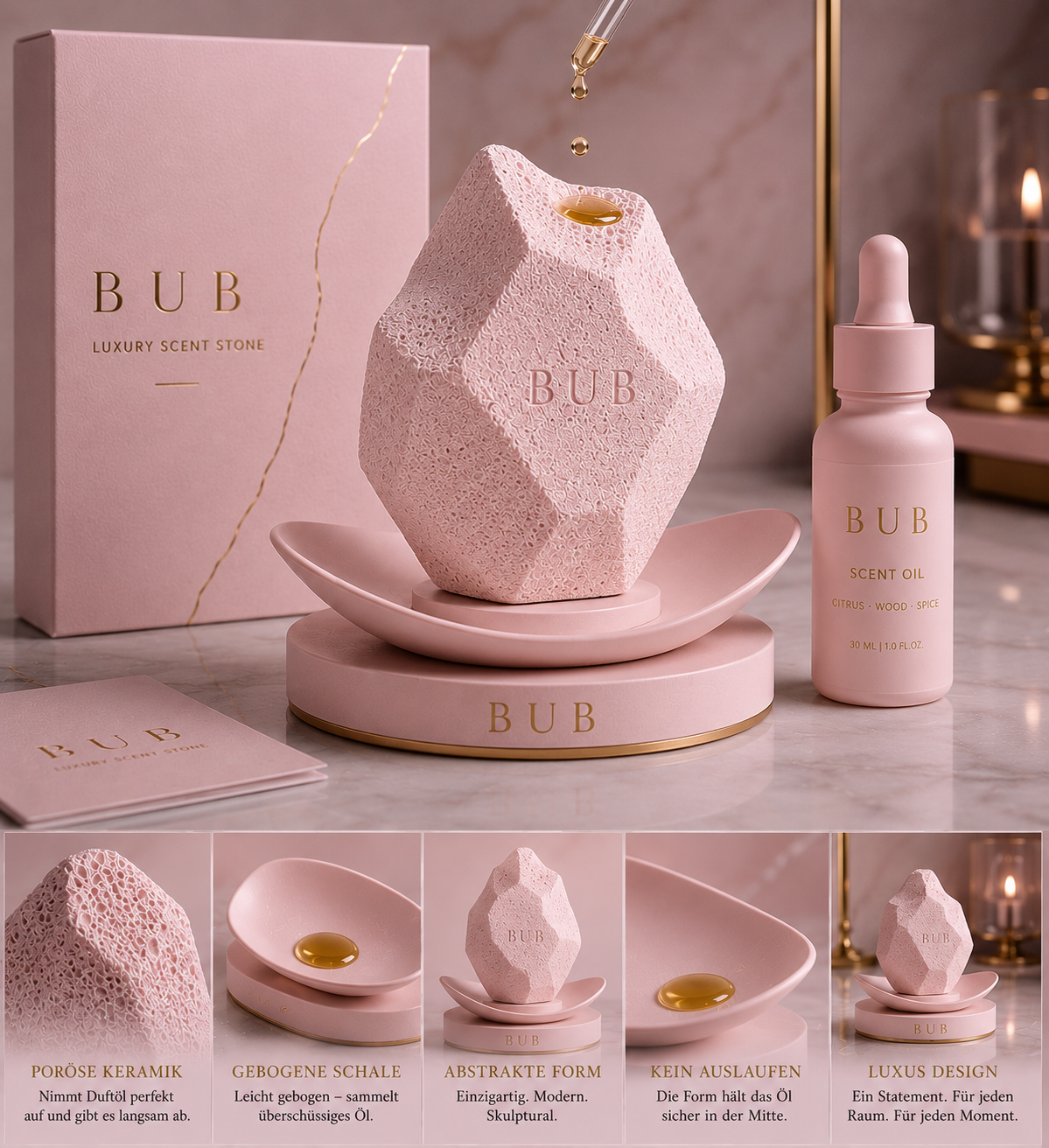 BUB Scentstone Rose
