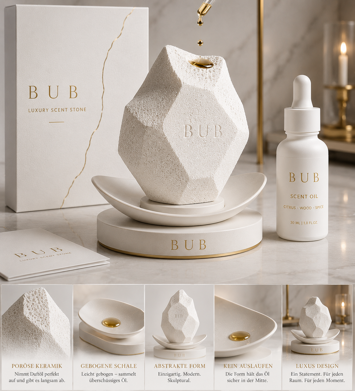 BUB Scentstone White