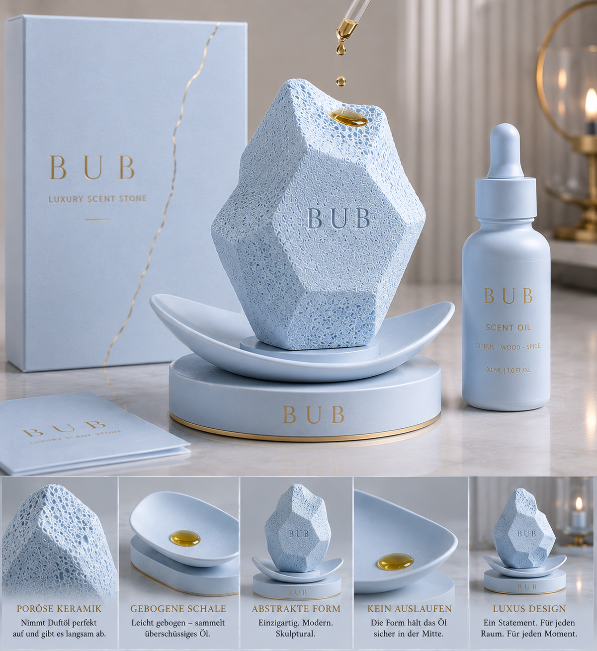 BUB Scentstone Baby Blue